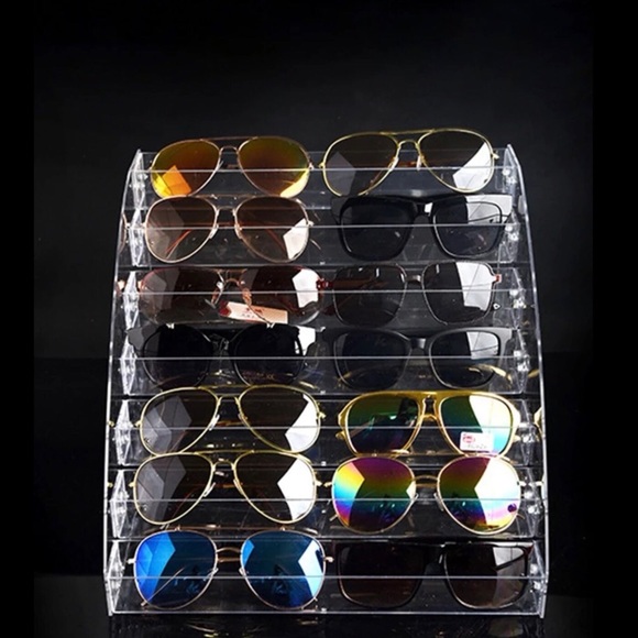 New 7 Layer Acrylic Sunglass / Eye Glass / Nail Polish Display Organizing Tower - Picture 6 of 15
